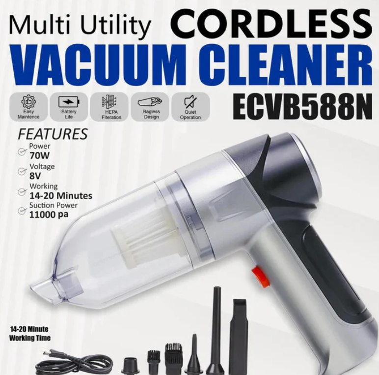 CORDLESS MULTI-UTILITY VACUUM CLEANER AND BLOWER 