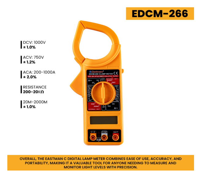 DIGITAL CLAMPMETER ( Eastman)