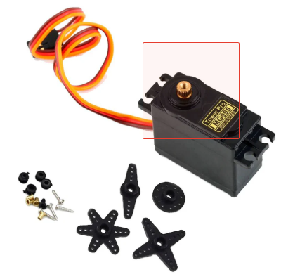"MG995 180° Tower Pro Position Servo Motor Angle Based"