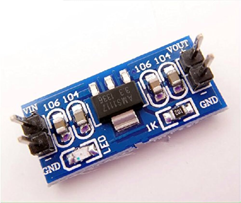 AMS1117 3.3V Module is a low-dropout voltage regulator module.