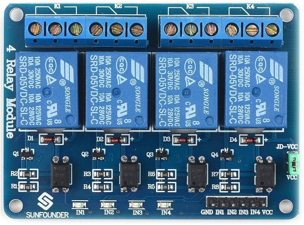 4-Channel 5V Relay Module