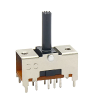 "TS23E01 8-Pins DP3T 15A AT10 Dual Reset PCB Mountable Momentary Slide Toggle Switch SKU : 1576481580"