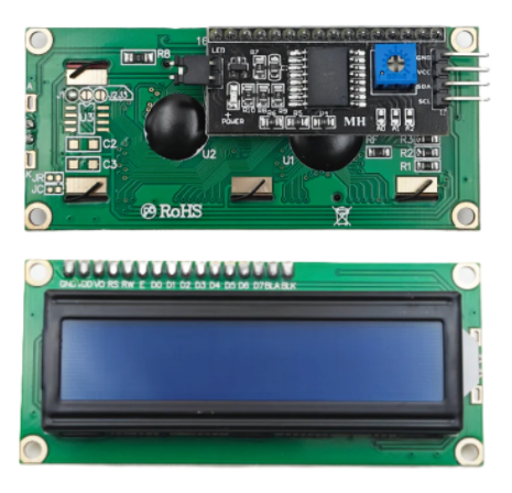 1602 display blue With i2c