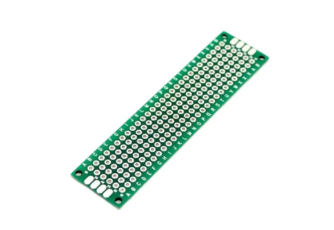 Single Sided Universal PCB Prototype Board 2.54mm Hole Pitch(2x8cm)
