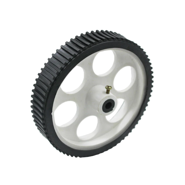 Robotic DC Wheel for BO Motor 10x2cm (6mm Shaft)