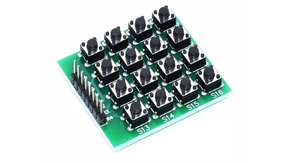 Keypad 4x4 Tact-Switch Membrane Module
