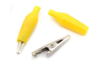 Crocodile Clip Yellow 28mm