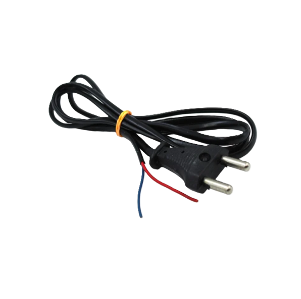 2-Pin AC Power Cord with Bare Wire Ends